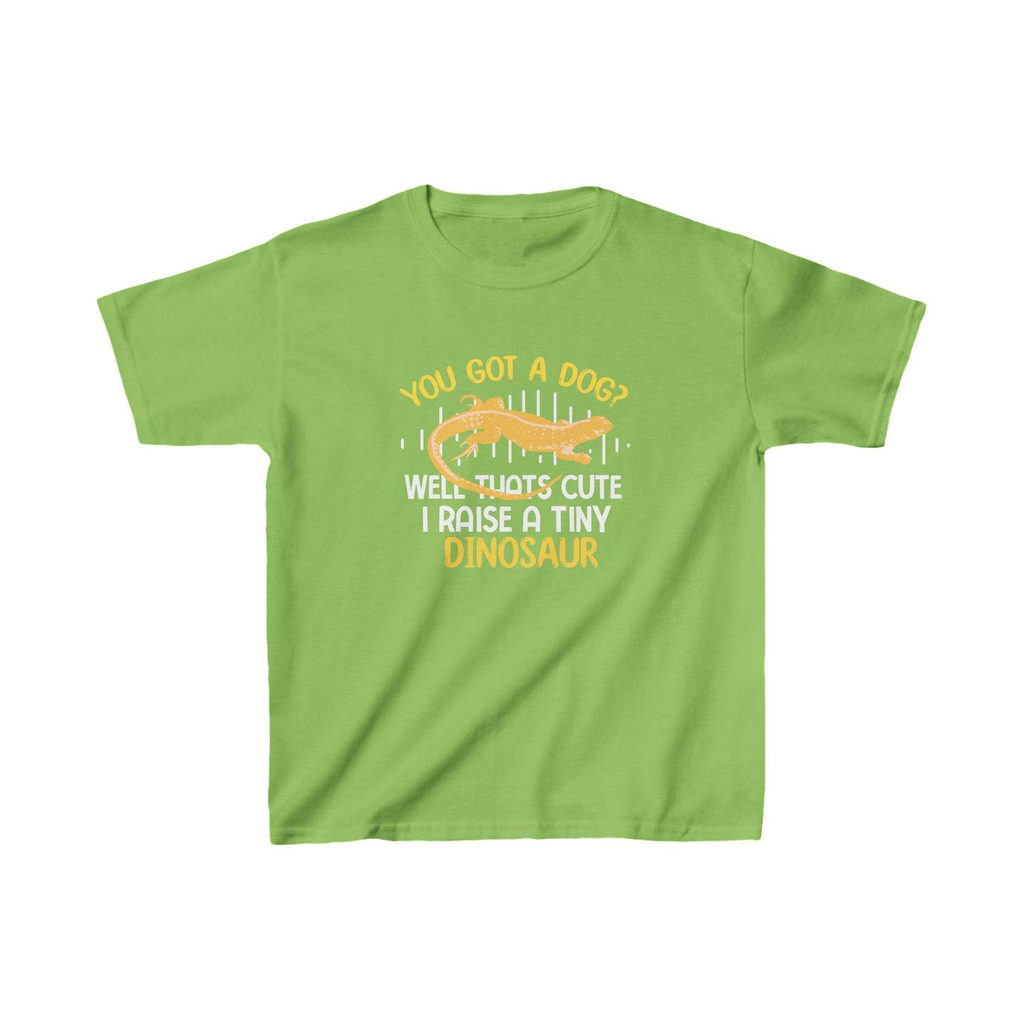 You have a dog? That's cute I have a little dinosaur Kids T-shirt