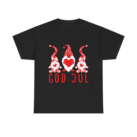 Merry Christmas/God Jul  Gnomes Tee